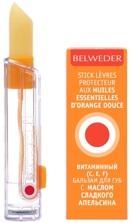 Belweder Бальзам для губ витаминный с маслом сладкого апельсина 4г