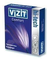 Презервативы VIZIT hi-tech Comfort оригинальной формы N3 уп