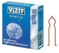 Презервативы VIZIT hi-tech Sensitive сверхчувствительные N3 уп