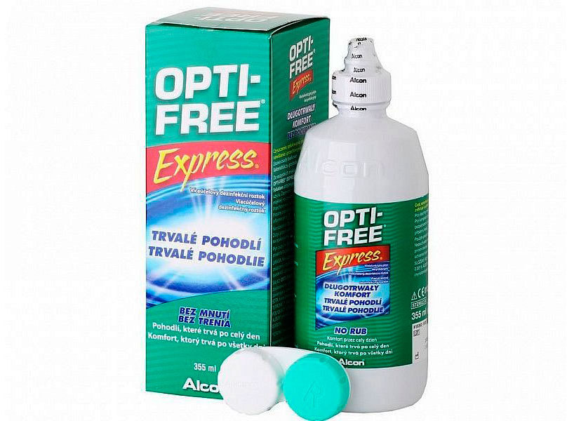 OPTI-FREE Express Раствор многофункциональный д/всех видов контактных линз 355мл N1 фл (контейнер) ПК