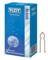 Презервативы VIZIT hi-tech Sensitive сверхчувствительные N12 уп