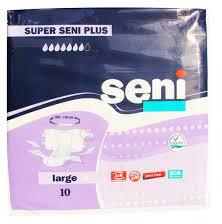 Подгузники SENI Super Plus air для взрослых р.Large N10 уп