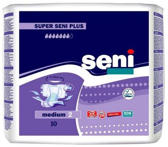 Подгузники SENI Super Plus air для взрослых р.Medium N10 уп