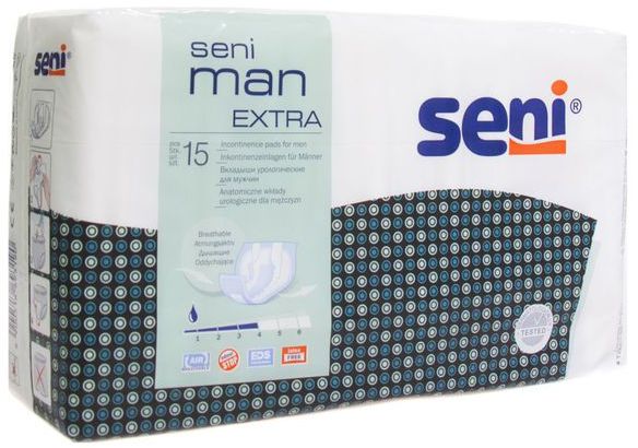 Вкладыши урологические SENI MAN Extra для мужчин air N15 уп