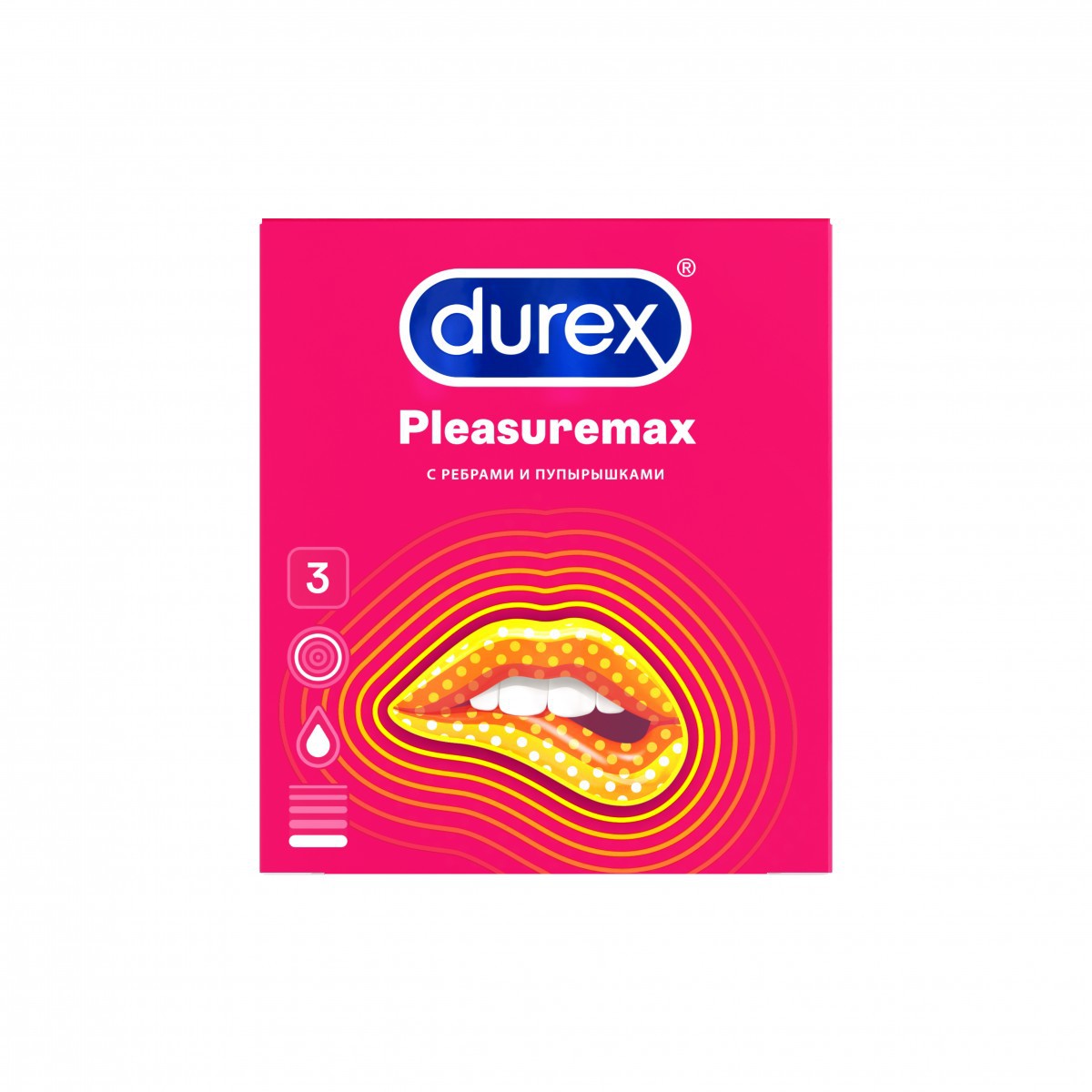 Презервативы DUREX Pleasuremax N3 уп