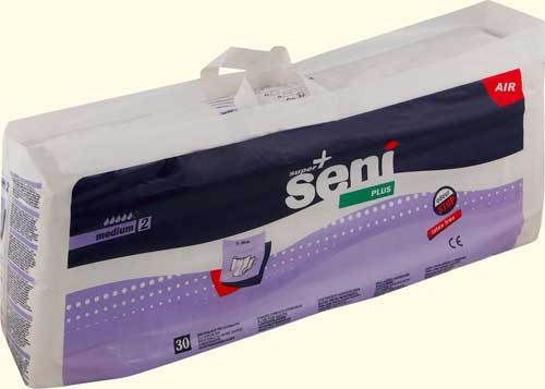 Подгузники SENI Super Plus air для взрослых р.Medium N30 уп