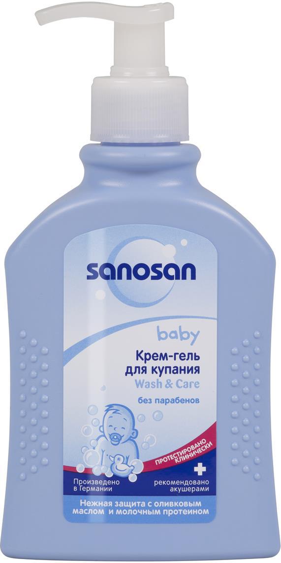 SANOSAN baby Крем-гель для купания 200мл