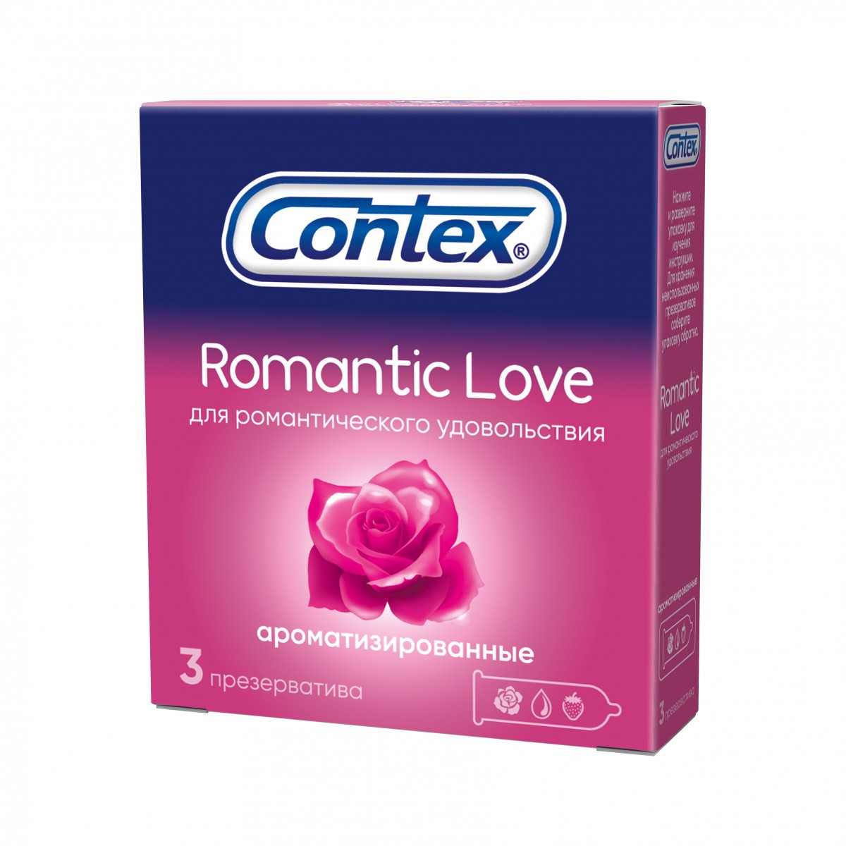 Презервативы CONTEX Romantic Love ароматизированные N3 уп