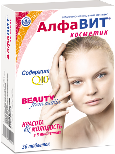 АлфаВИТ Косметик витаминно-минеральный комплекс для красоты и здоровья таб/компл N60 бл ПК