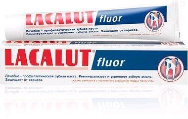 Зубная паста Lacalut fluor лечебная 75мл