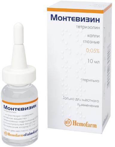 Монтевизин кап глазн 0,05% 10мл N1 фл (нас доз) ПК