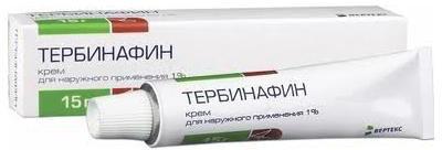 Тербинафин крем д/наружн пр 1% 15г N1 туба алюм ПК