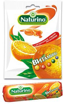 Naturino Пастилки с витаминами Апельсин