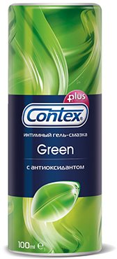 Гель-смазка интимный CONTEX Green с антиоксидантом 100мл