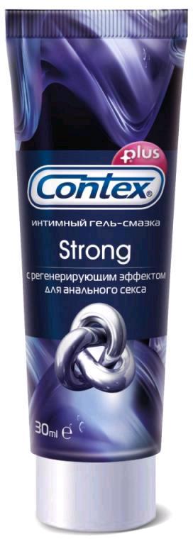Гель-смазка интимный CONTEX Strong с регенерирующим эфф для анального секса 30мл