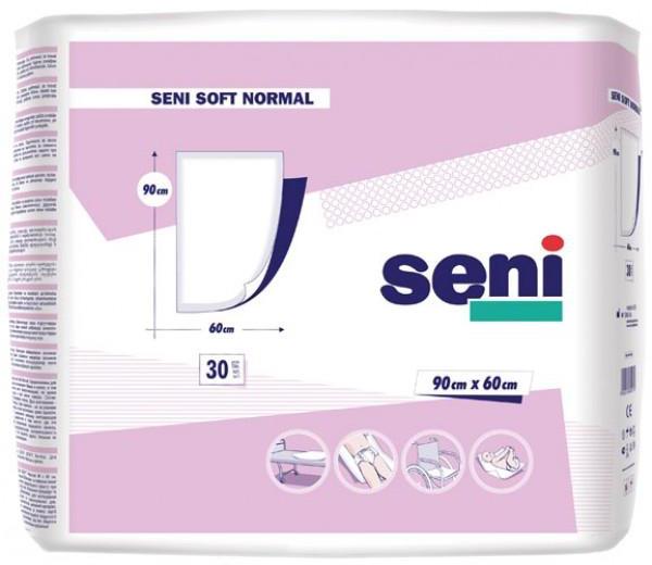 Пелёнки SENI Soft Basic впитывающие гигиенические 60х90см N30 уп