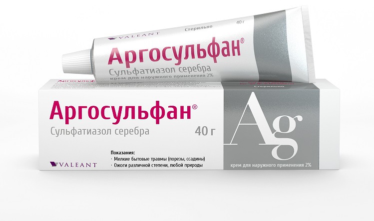Аргосульфан крем д/наружн пр 2% 40г N1 туба ПК