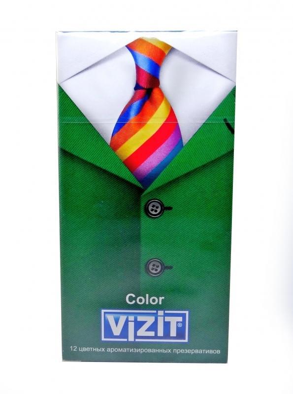 Презервативы VIZIT Color цветные ароматизированные N12 уп