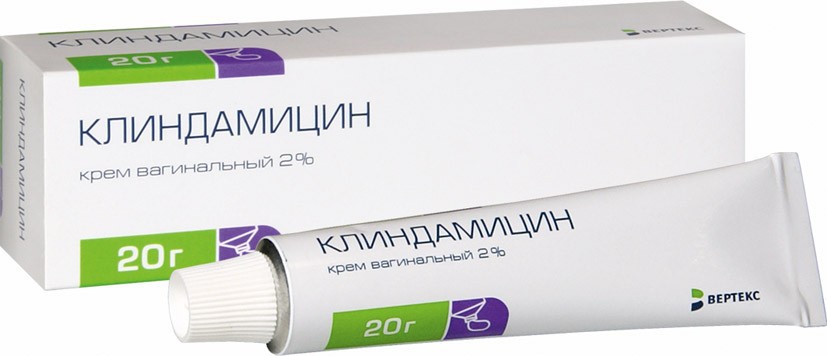 Клиндамицин-ВЕРТЕКС крем ваг 2% 20г N1 туба ал (апплик) ПК
