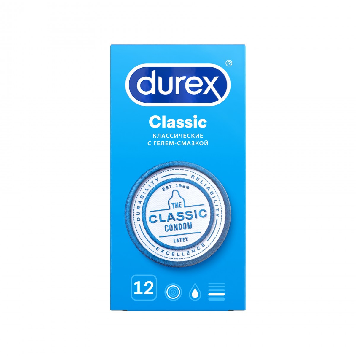 Презервативы DUREX Classic N12 уп