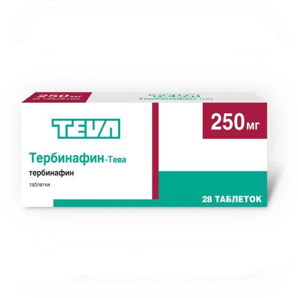 Тербинафин-Тева таб 250мг N28 бл ПК <7*4>