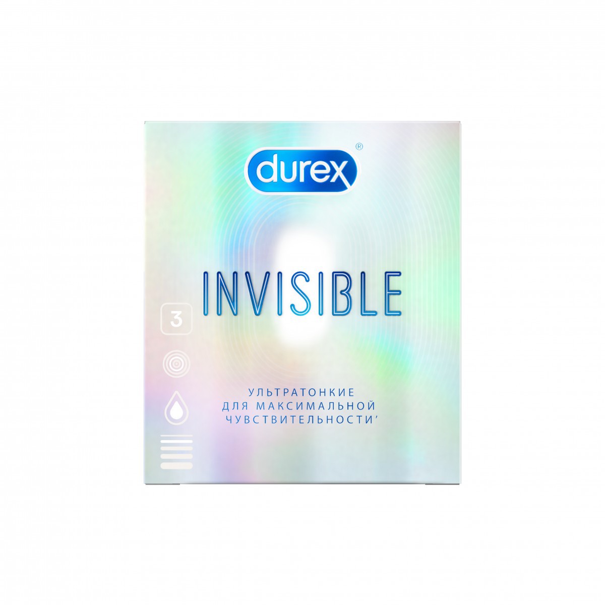 Презервативы DUREX Invisible ультратонкие N3 уп