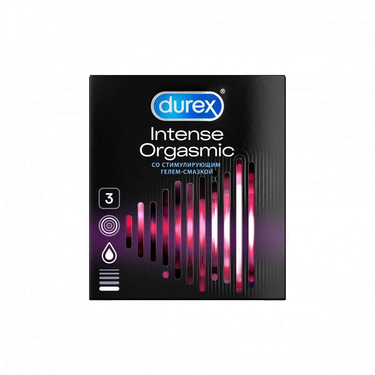 Презервативы DUREX Intense Orgasmic N3 уп