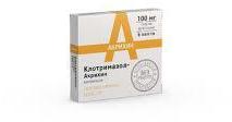 Клотримазол-Акрихин таб ваг 100мг N6 уп кнт-яч ПК