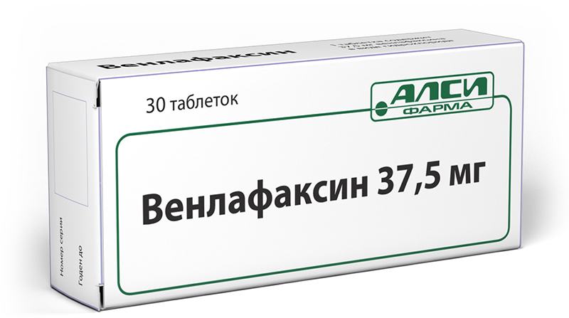 Венлафаксин-АЛСИ таб 37,5мг N30 уп кнт-яч ПК <10*3>