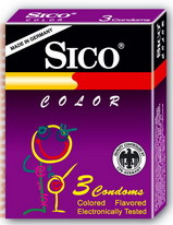 Презервативы SICO Color цветные ароматизированные N3 уп
