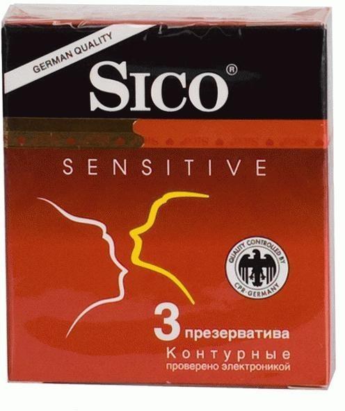 Презервативы SICO Sensitive контурные N3 уп